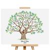 Wedding Fingerprint Tree Painting Loved Birds Guest Book Wedding Gift Fingerprint Painting Wedding Souvenir Canvas Painting