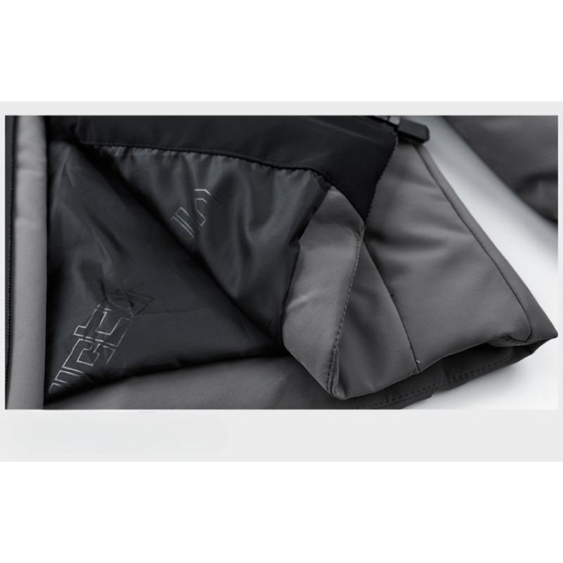 Утолщенный пуховик, Мужская короткая зимняя куртка в новом стиле со съемным капюшоном, белая зимняя теплая повседневная куртка на утином пуху