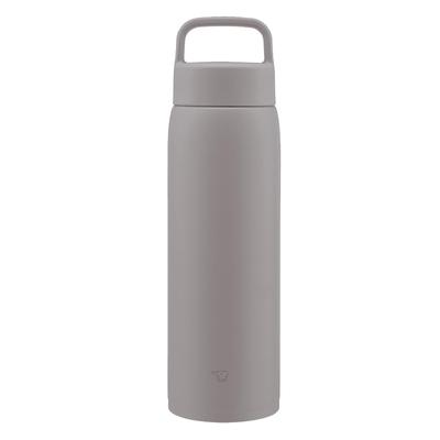 Кружка Zojirushi MahobinMug для воды 1,0 л с ручкой винтового типа, бесшовная, 2 точки ухода, цвет: серый, минеральный SU-DA100-HM