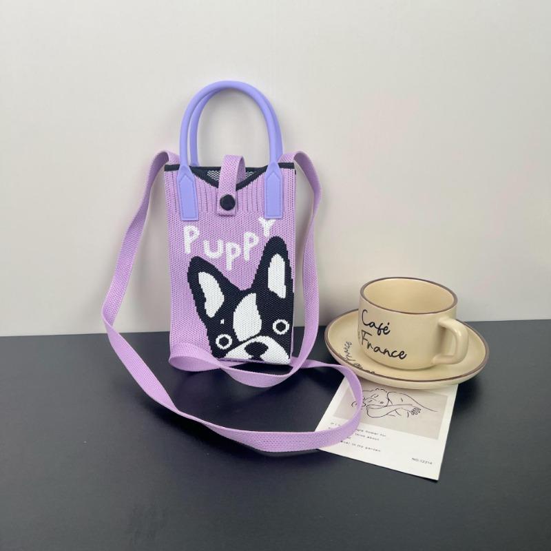 Ns сумка для мобильного телефона мультяшная милая нишевый дизайн вязаная сумка универсальная сумка через плечо мессенджер кошелек для мелочи милый стиль