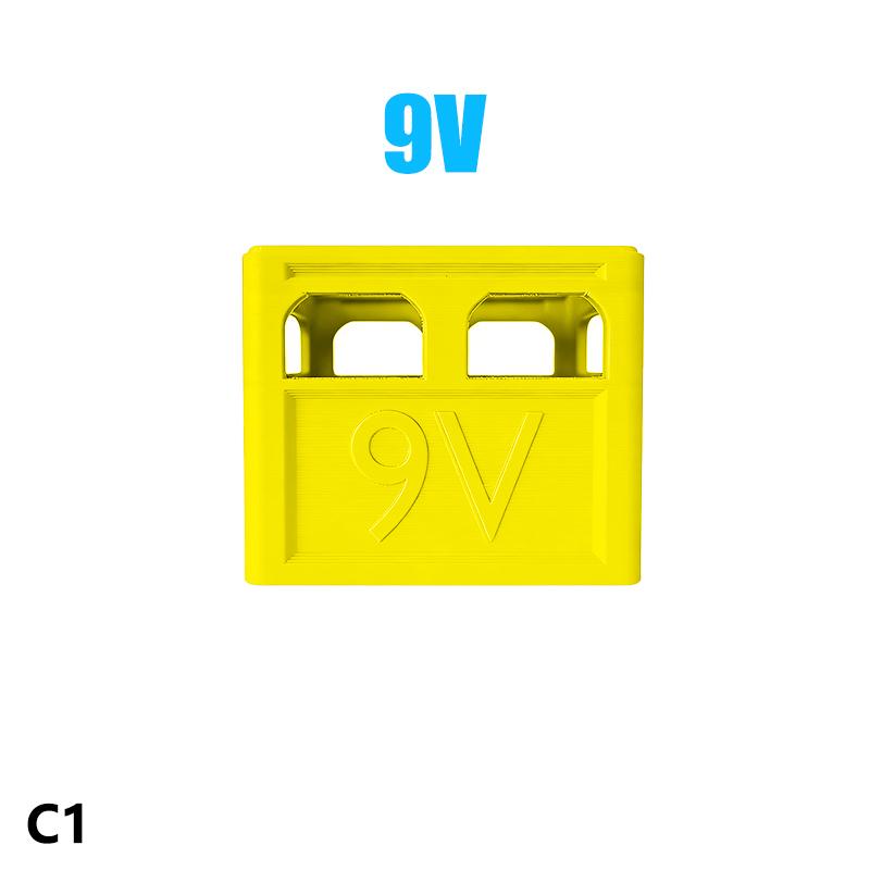 Коробка для хранения батареек Aaa/Aa/9V/Cr2032/Cr2025, штабелируемый органайзер для батареек, декоративный держатель для батареек, коробка для хранения для дома, офиса