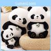 Fun Plush Panda Toy Cute Cartoon Zoo Souvenir Girl Kids Playful Gift Keepsake