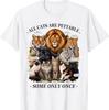 All Cats Are Pettable Some Only Once Funny Cat Species Lover T-Shirt