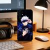Чехол для телефона с аниме J-Jujutsu Kaisen S-Satoru Gojo, Черный силикон, Мягкий, Для Samsung S25, S24, S21, S22, S23, S30, Ultra, S20, Plus, Fe, Lite