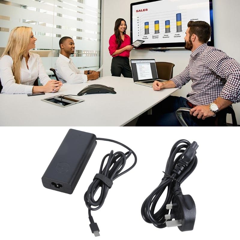 Оригинальный адаптер питания USB C для ноутбука 20 В 3,25 А 65 Вт для Latitude 5320 5430 7420 5520 5440 7390 7370 5285 Зарядное устройство