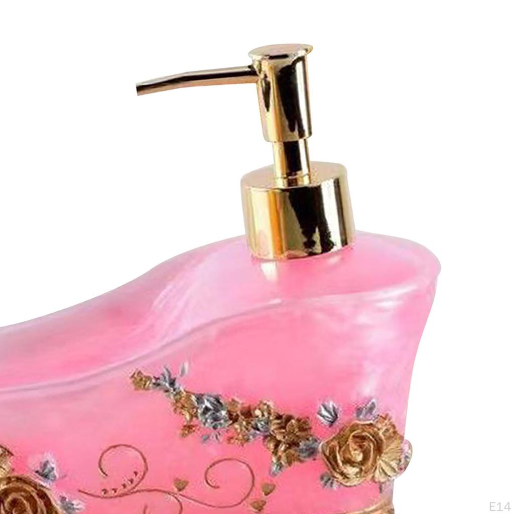 Дозатор для жидкого мыла, контейнер для мытья рук, смола, 1 шт., лосьон с помпой, шампунь