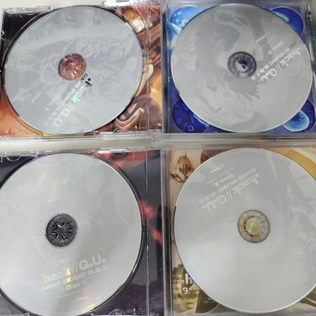 Used .hack//G.U. GAME MUSIC O.S.T 1.2 Set CD