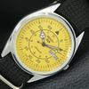 ВИНТАЖНЫЕ ОТРЕМОНТИРОВАННЫЕ МУЖСКИЕ ЖЕЛТЫЕ ЧАСЫ SEIKO 5 АВТОМАТИЧЕСКИЕ 6309A ЯПОНИЯ a442255-1