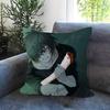 Anime Towa S-Slow D-Damage Double-Sided Printed Pillow Cover Short Plush Suitable Living Room Bedrooms Sofas Throw Cushion Cover