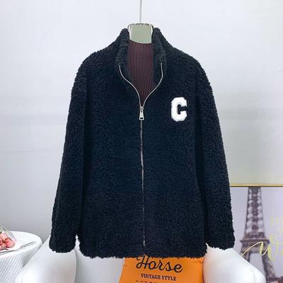 Флисовый Утепленный Теплый Флисовый Кардиган Свитер Куртка Повседневный Двусторонний Коралловый Флис Флис Женский Осень и Зима Большой Размер