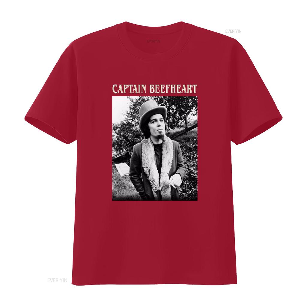 Captain Beefheart Fast and Bulbous Music T Shirt vintage Washed Versatile Casual Unisex fashion homme designer clothes