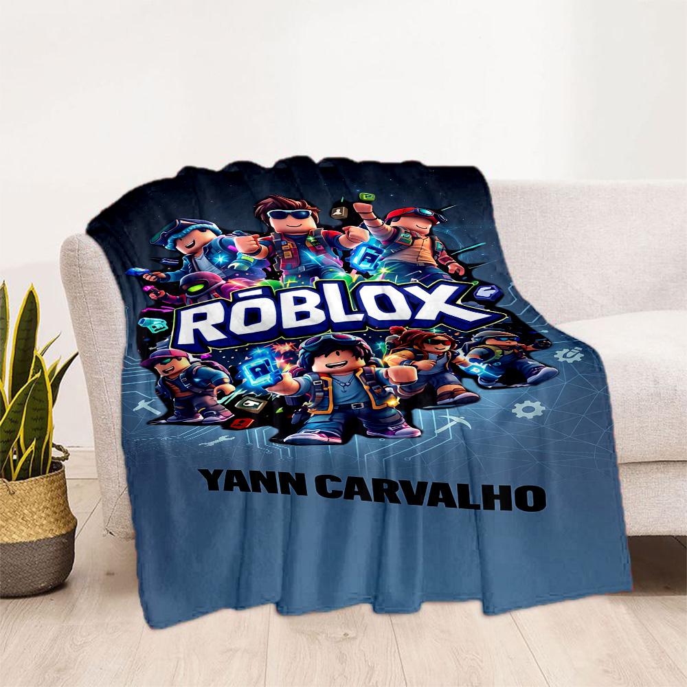 Roblox 46 Blanket Soft Warm Cozy Perfect for Office Chair Livingroom Bed Four Seasons Multipurpose Digital Print