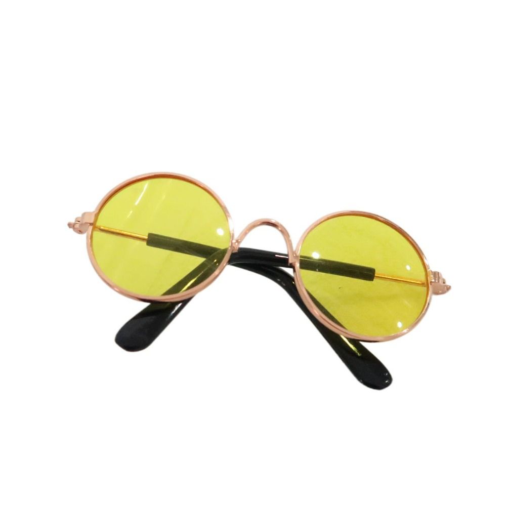 Multi Color Round Frame Glasses 10CM Mini Doll Glasses Toy Decorative Glasses Dolls Accessories