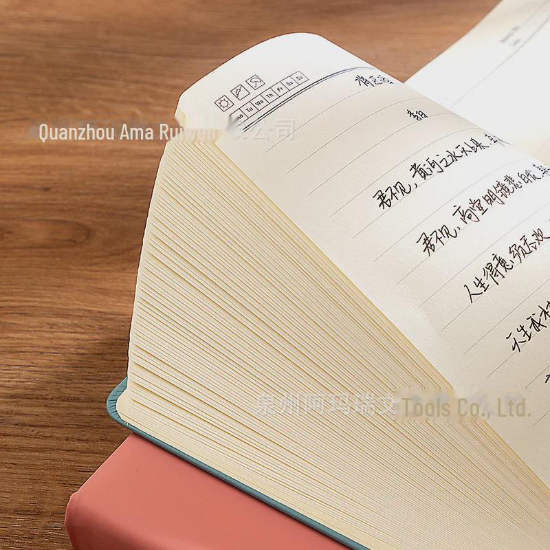 Роскошный кожаный деловой блокнот формата А5: Толстый, элегантный ежедневник для профессионалов и студентов