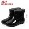 Short Tube Women's Rain Shoes Waterproof Anti Slip Wear-resistant Kitchen Rain Boots Rubber Shoes for Women In Rainy Season