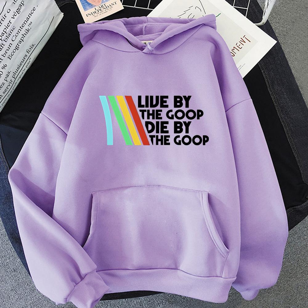 ARC Raiders Live Толстовка с принтом The Goop Die By The Goop Quotes Высокое качество для Осени/Зимы Толстовка с капюшоном Флисовая толстовка с капюшоном