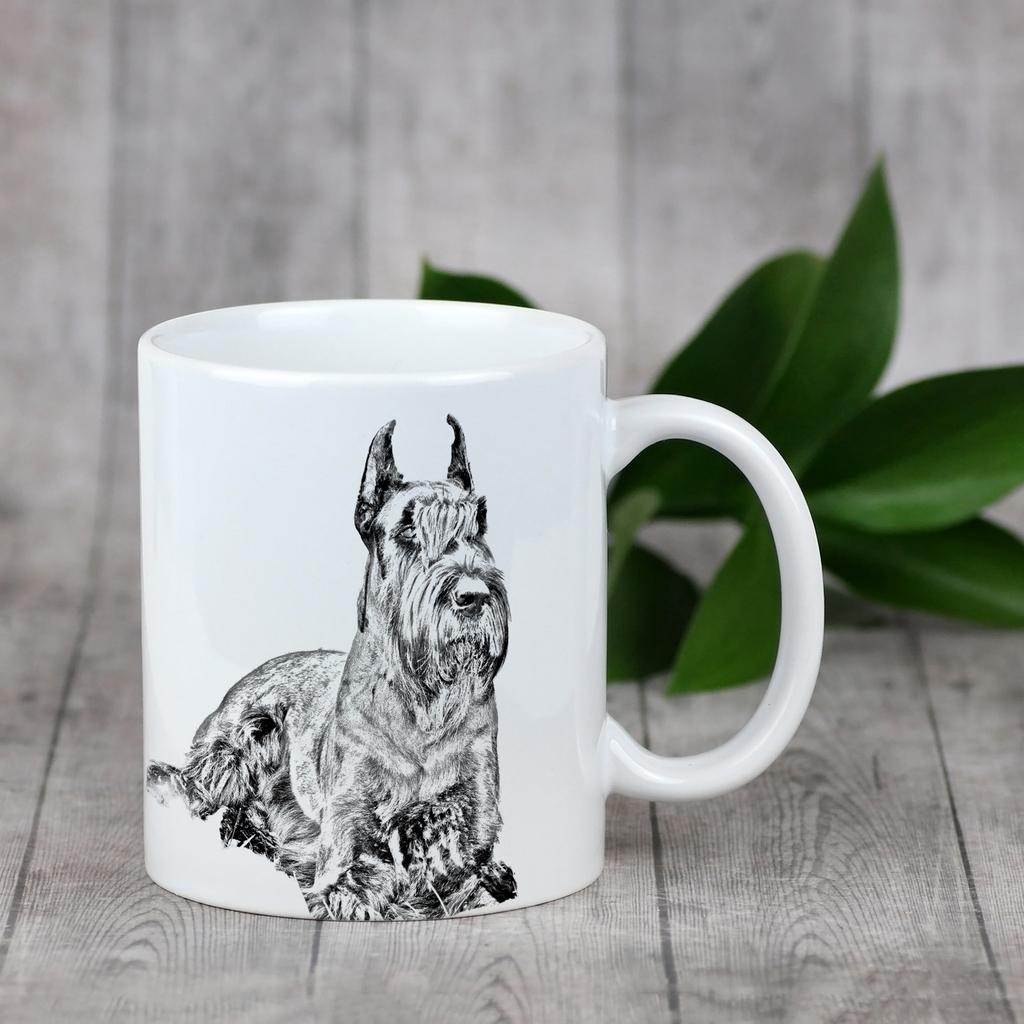 Schnauzer I - cup with a dog, cute cup with graphics, a gift with your photo from the Art-Dog brand