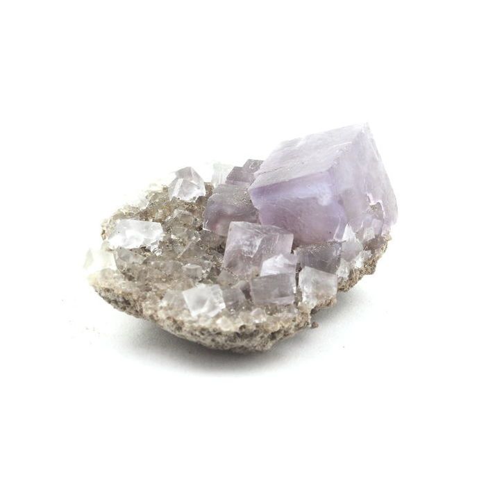 Pierres et Minéraux. Fluorite. 92.0 ct. Durfort, Gard, Occitanie, France.