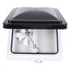 14in RV Roof Vent Fan with DC12V Motor Sun Resistant 6 Inch Blade Black Cover for Trailers Motorhomes