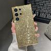 Полностью блестящий кейс с алмазным покрытием для Samsung Galaxy S24 S23 Ultra Plus Ударопрочный бампер Блестящий яркий жесткий чехол-крышка из поликарбоната