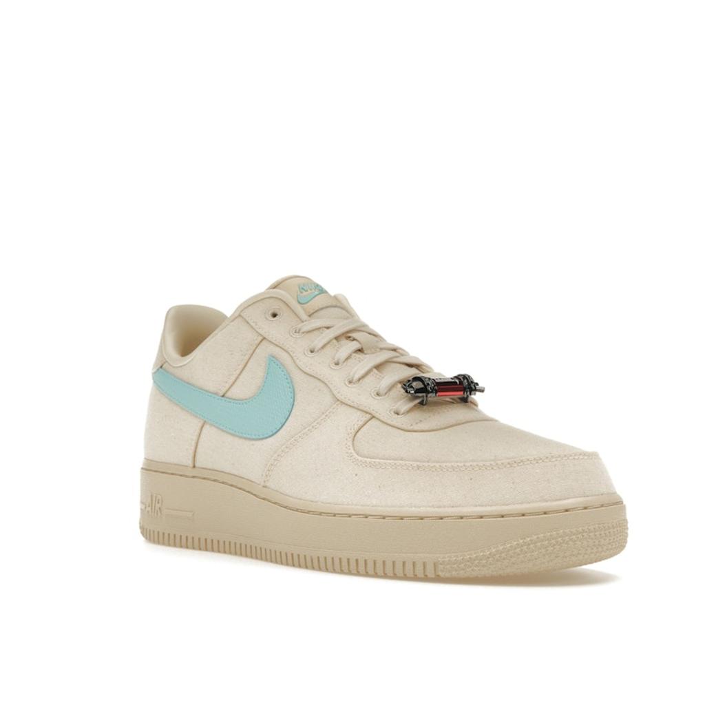 RTFKT x Nike Air Force 1 Low Human Унисекс Кроссовки Кремовый Натуральный Балтийский-Синий FQ3954-100