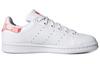 adidas Оригинальные STAN SMITH Низкие Кеды для Катания на Скейте Детские Розовые с Цветочным Хвостом Подростковые FV7405