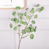 French Round Eucalyptus & Apple Leaf Simulated Plant for Wedding & Home Decor