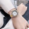 Fashion Diamond Watch Femininity Stainless Steel Strap Calendar Personalized Belt Watch Ladies Watch