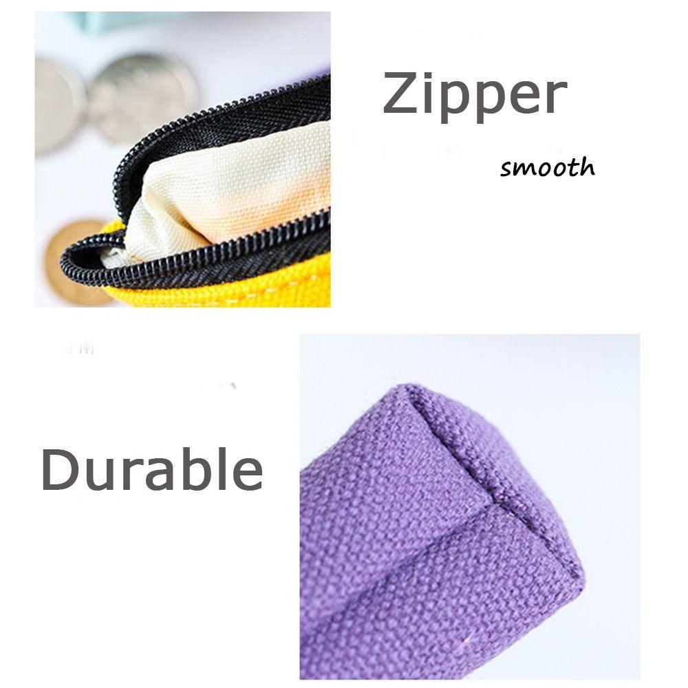 Key Storage Bag Women Pouch Card Holder Cosmetic Bag Money bag Canvas Coin Purse Handbag Wallet