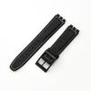 17mm 19mm Genuine Leather Watch Strap for Swatch YCS YAS YGS Wrist Band Pin Buckle Bracelet Men Sport Waterproof Watch Band