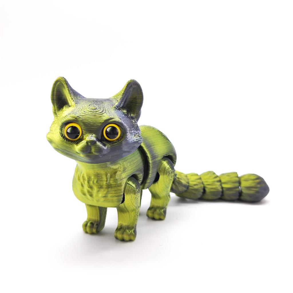 Милая кошечка, 3D-печатная модель, настольное украшение