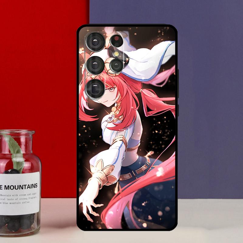 Чехол-футляр Genshin Impact Нилу для Samsung Galaxy S25 Ultra S9 S10 S20 FE S21 S22 S23 Plus S24 Ultra