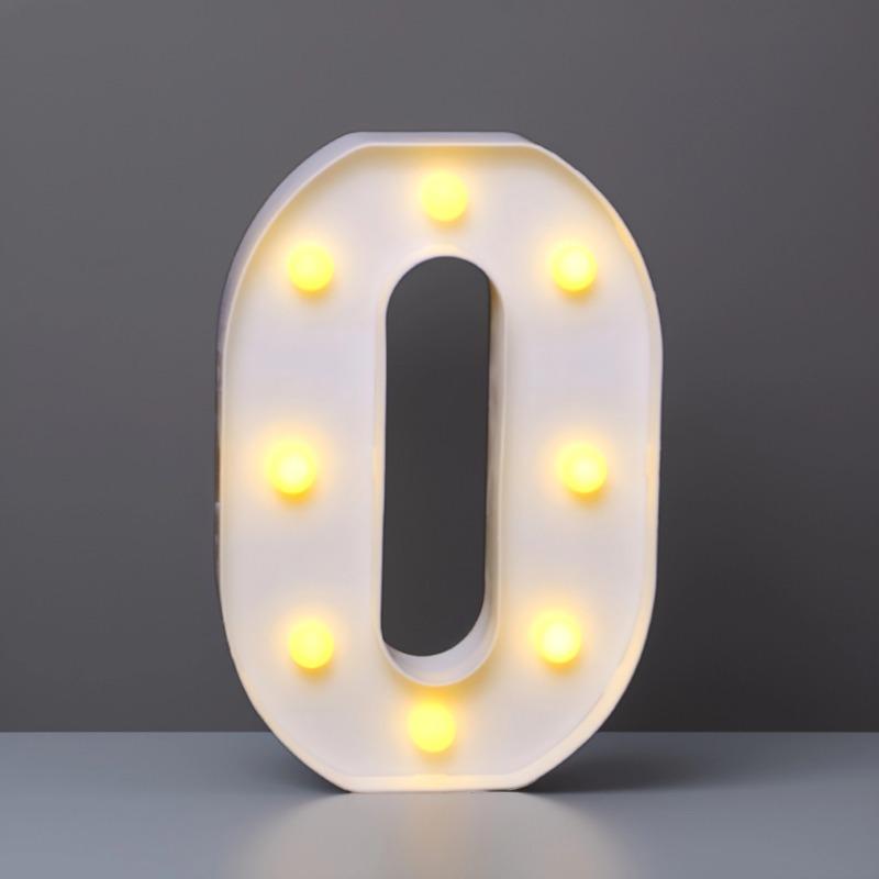 22 см светодиодные буквы и цифры для мероприятий - Идеально для дней рождения и предложений.
