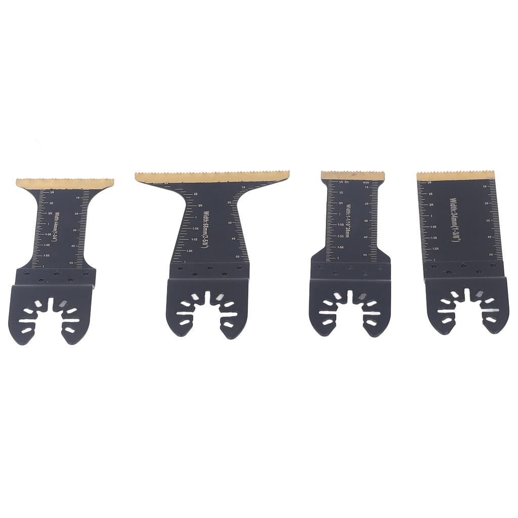 6 шт. Колеблющиеся пильные полотна Универсальный набор аксессуаров для инструментов с быстросъемным креплением для дерева, металла, пластика