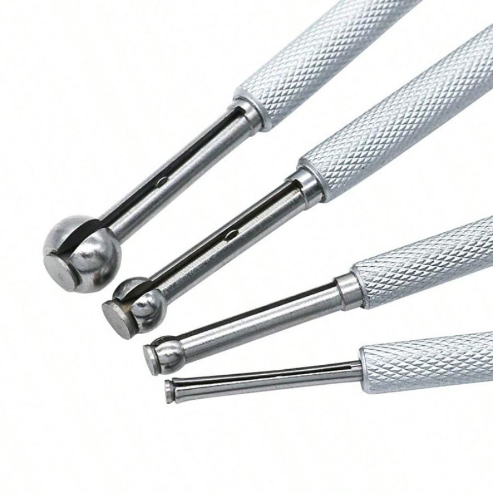 4 SMALL HOLE GAUGE Telescoping Gauges SET FULL BALL TYPE GAUGE 0.125 - 0.5" 4pcs Full-Ball Small Bore Hole Precision Gage