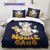 Tom and Jerry2 Pattern Bedding Quilt Set  Home Decoration  Gift (1 * duvet cover + 2 * pillowcase  without core)