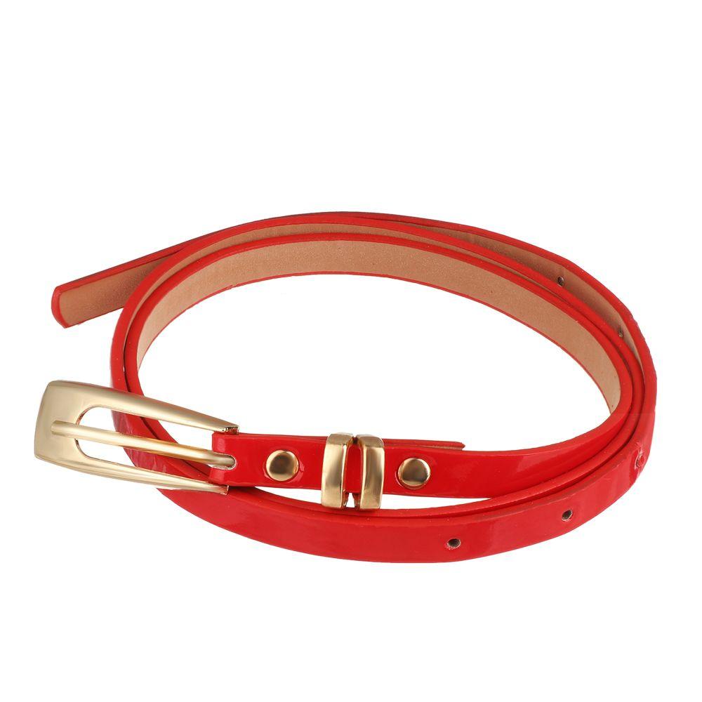 Регулируемый повседневный пояс из искусственной кожи, женский пояс-кушак для платья, узкий тонкий пояс, пояс на талию