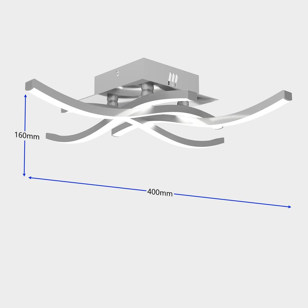 Светодиодные Потолочные Светильники для Интерьера 24 Вт Волна Дуга Потолочный Светильник Для Спальни Столовой Гостиной Домашней Комнаты