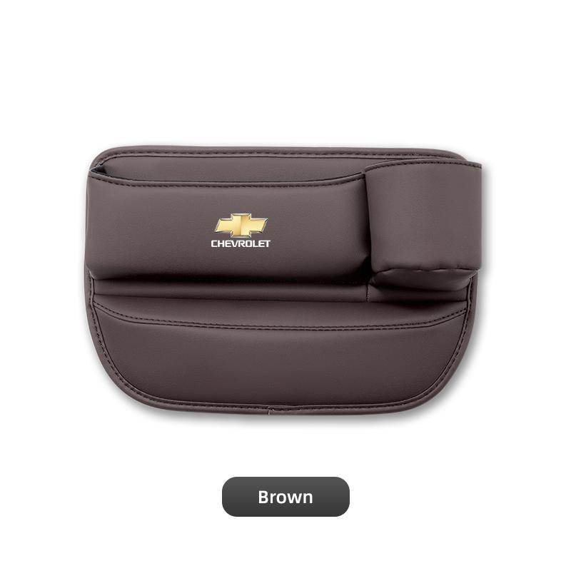 High-quality Leather Car Seat Gap Storage Box Cup Holder Auto Interiors For Chevrolet Equinox Tahoe Trailblazer  Impala Sonic