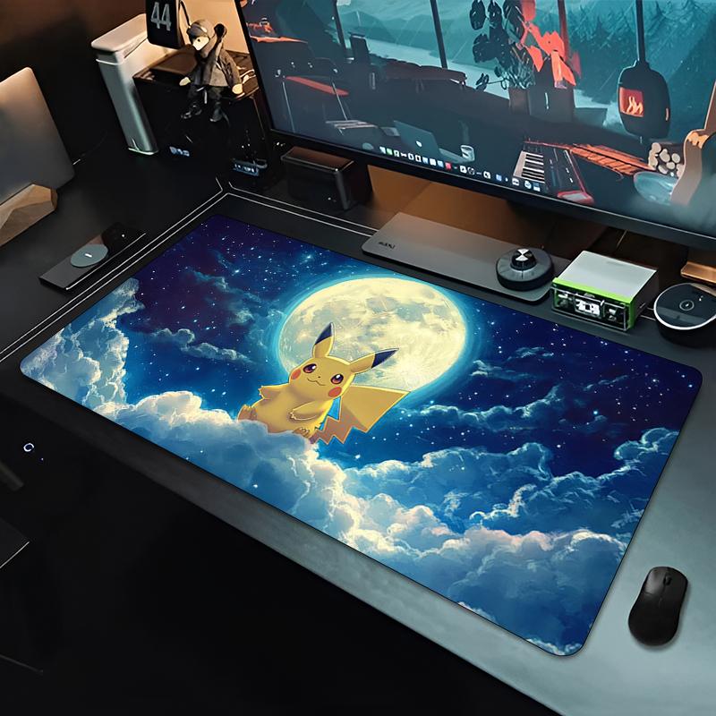 Anime Mouse Pad Cute Pikachu Esports Players Gamer Rubber Keyboard Pad 90x40cm Office Computer Mousepad kawaii Desk Mat