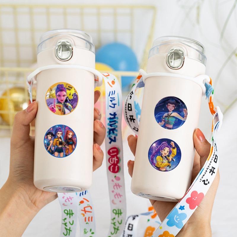 500 шт./рулон Популярные аниме K-Pop наклейки Тема с тиграми DIY Водонепроницаемые наклейки Для скрапбукинга Телефона Багажа Скейтборда Ноутбука Декор