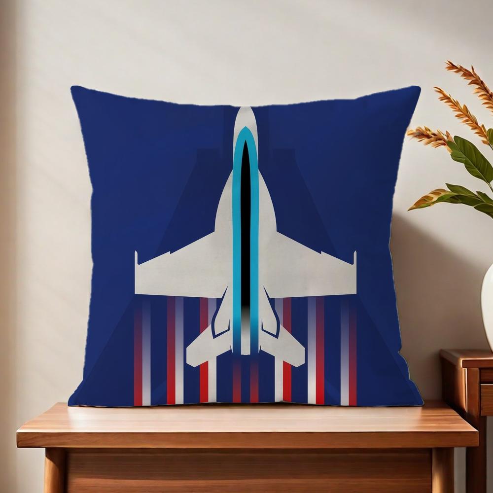 Film Ttop Ggun cute Cool cushion cover For Pillow Printing Sofa Decoration Home Car Room Coffee Shop Office Nordic Simplicity