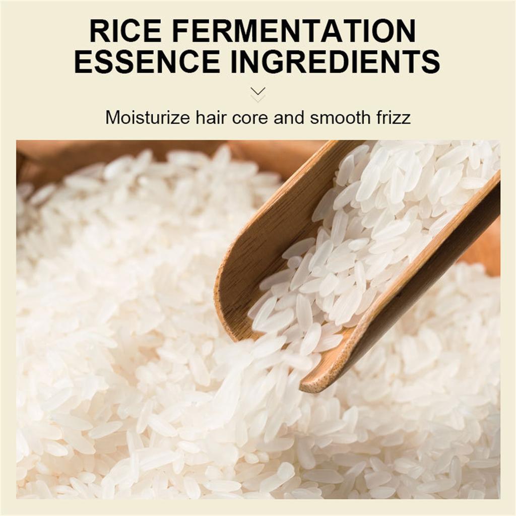 Рисовое мыло-шампунь 100 г Твердый шампунь Освежающий пушистый натуральный шампунь-мыло с многофункциональным эффектом для восстановления корней волос