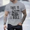 This Is How I Roll Lawn Mower Dad Tshirt Fathers Day Fun Daddy Tshirt Unisex Round Neck Short Sleeve Tees Male Tshirt Gift