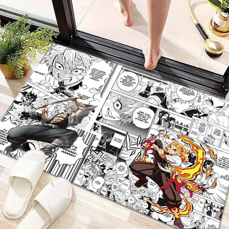Japanese manga artist Koyoharu Gotouge's Demon Slayer carpet is suitable for living room and bedroom doormats office balcony decorative rugs H2