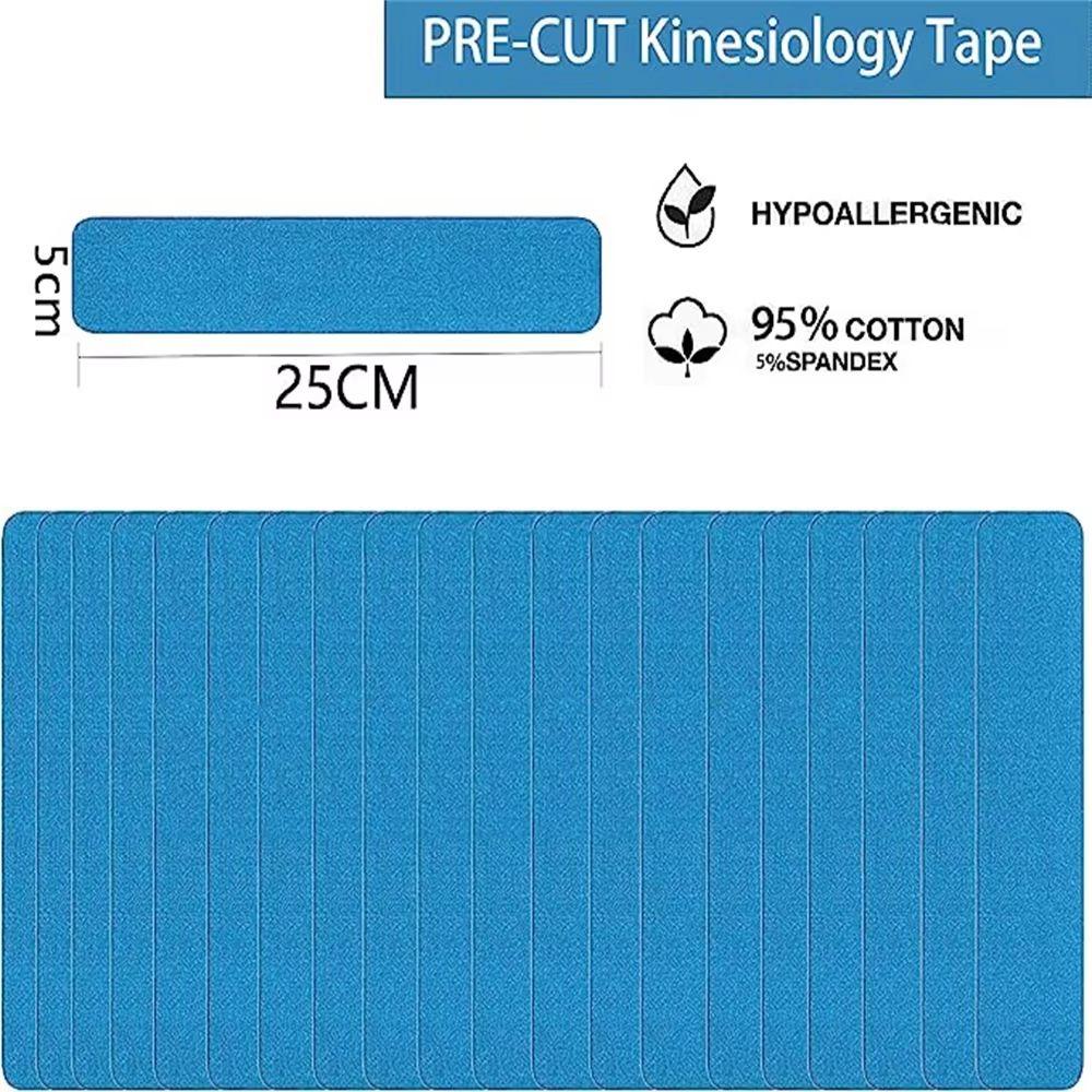 Эластичная ткань I-образный мышечный пластырь Многократное использование Спортивная поддерживающая лента Кинезиотейп Фитнес