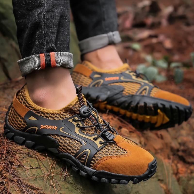 Men 'S Summer Hiking Shoes Big Size 38 -50 Male Outdoor Sneakers Non Slip Hiking Climbing Aqua Shoes Men Trekking Upstream Shoes