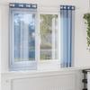 VidaXL Voile Curtains with Eyelets 2 Pcs Royal Blue, Net Curtain, Sheer Curtain, Window Voile, Treatment of 4102114