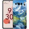 Чехол для телефона с пейзажем горных вершин Для Google Pixel 10 9 8 7 6 Pro XL 9A 8A 6A 7A 5G Мягкий ударопрочный ТПУ Черный чехол