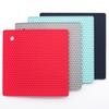 7.5x7.5 Inch Square Heat Resistant Silicone Mat Drink Cup Coasters Non-slip Pot Holder Table Placemat Kitchen Accessories
